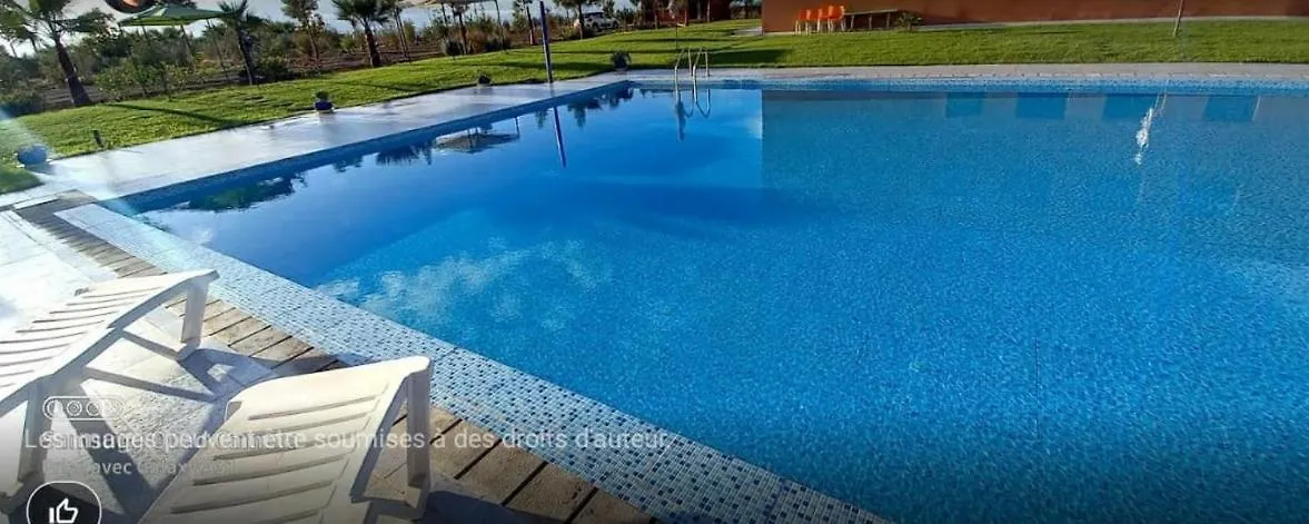 Appartement neuf avec piscine et jardin BIO, excursions QUADS Marrakesh